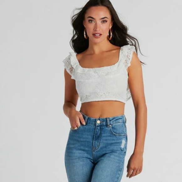 Lace crop top - Picture 3 of 3